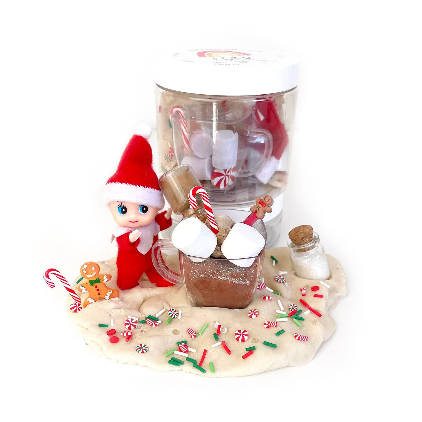 Elf in the Jar Play Dough Kit