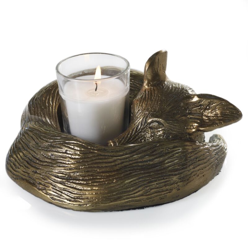 E+E Eloise Sleeping Fox Tealight