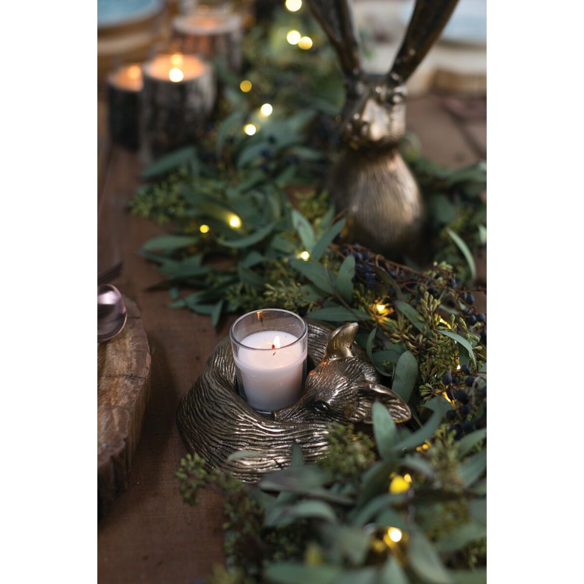 E+E Eloise Sleeping Fox Tealight