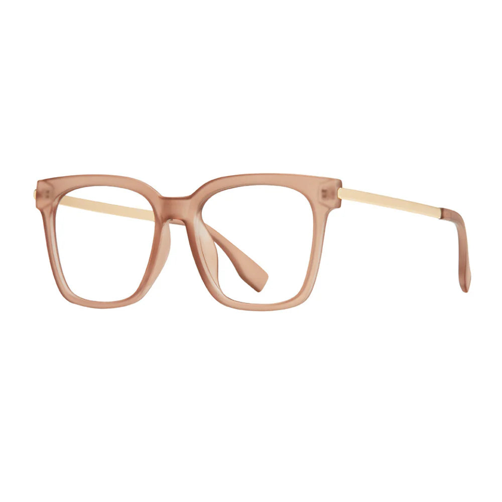 Everly - Matte Brown / Gold Readers