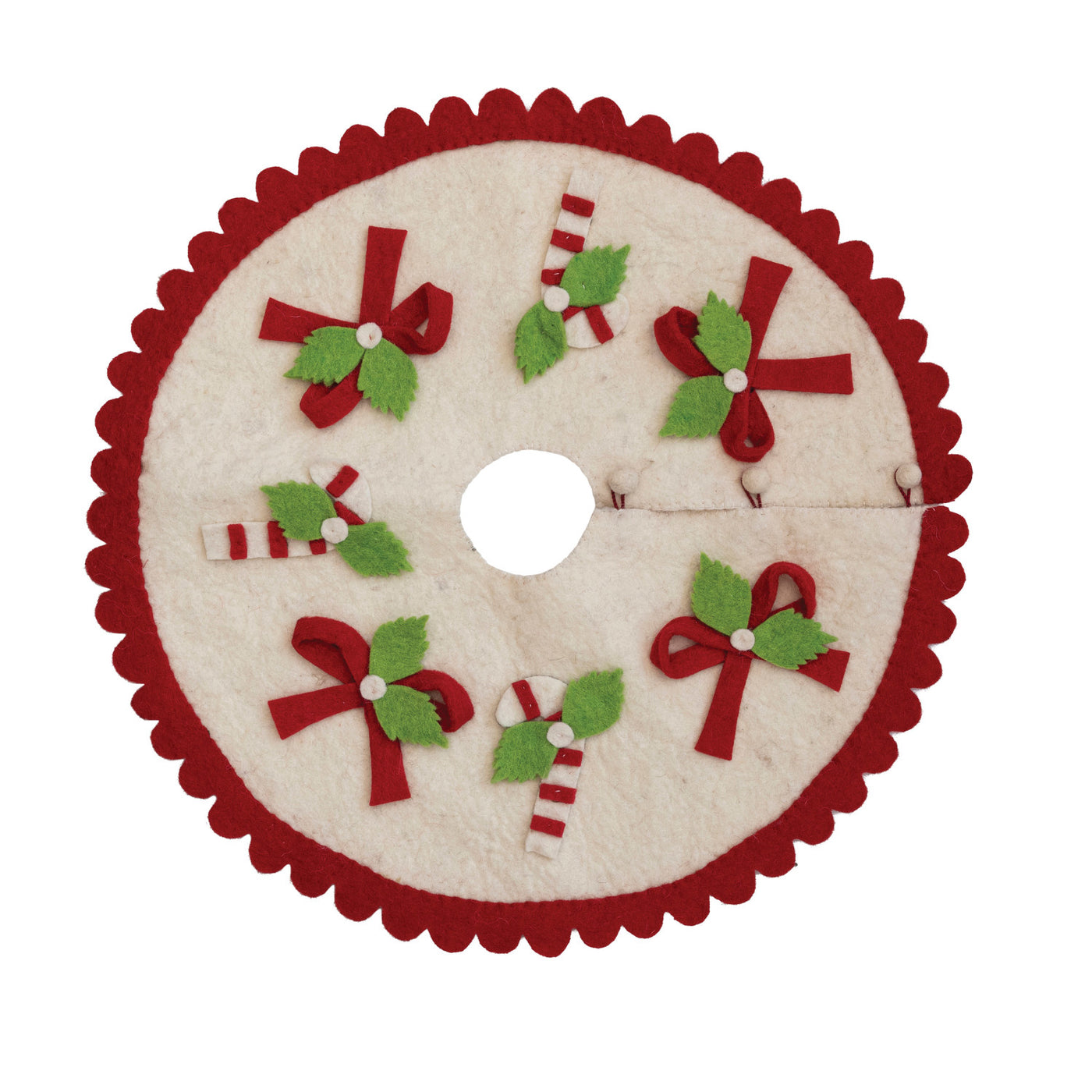 Candy Cane Tree Skirt