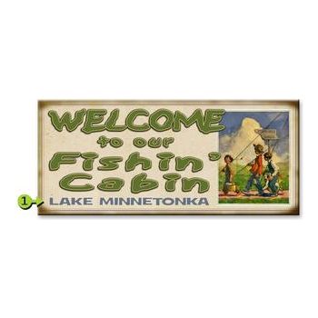 Goin' Fishin - Vintage Sign