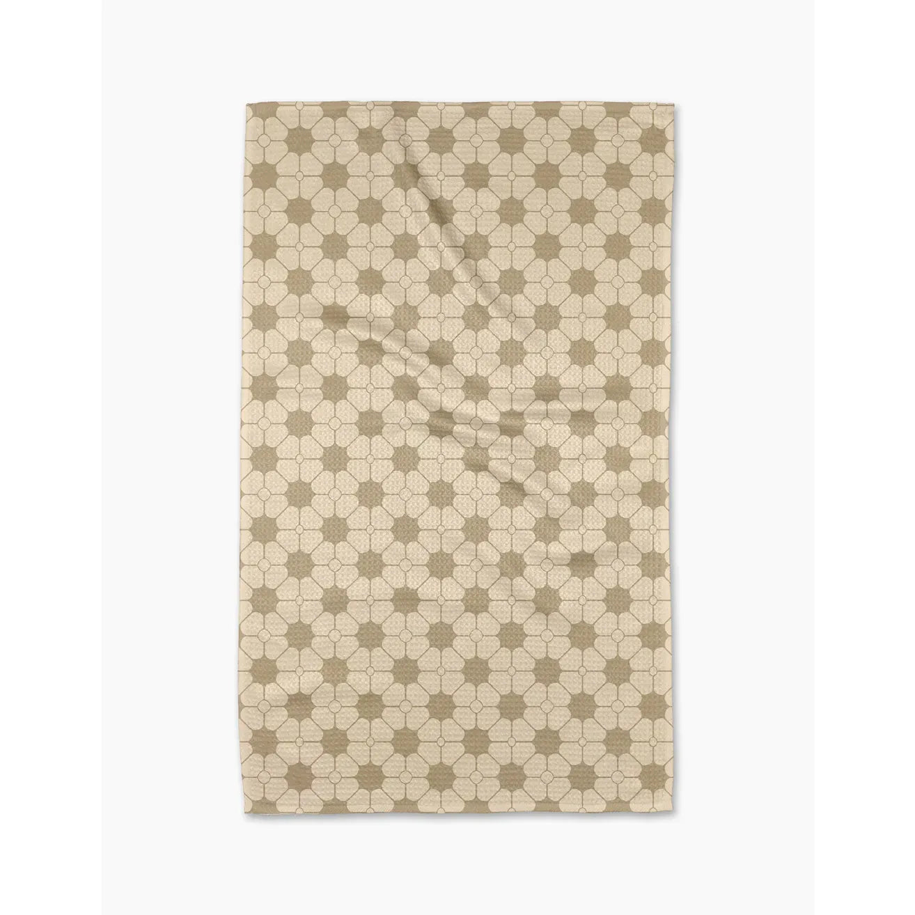 Flora Tile Tea Towel