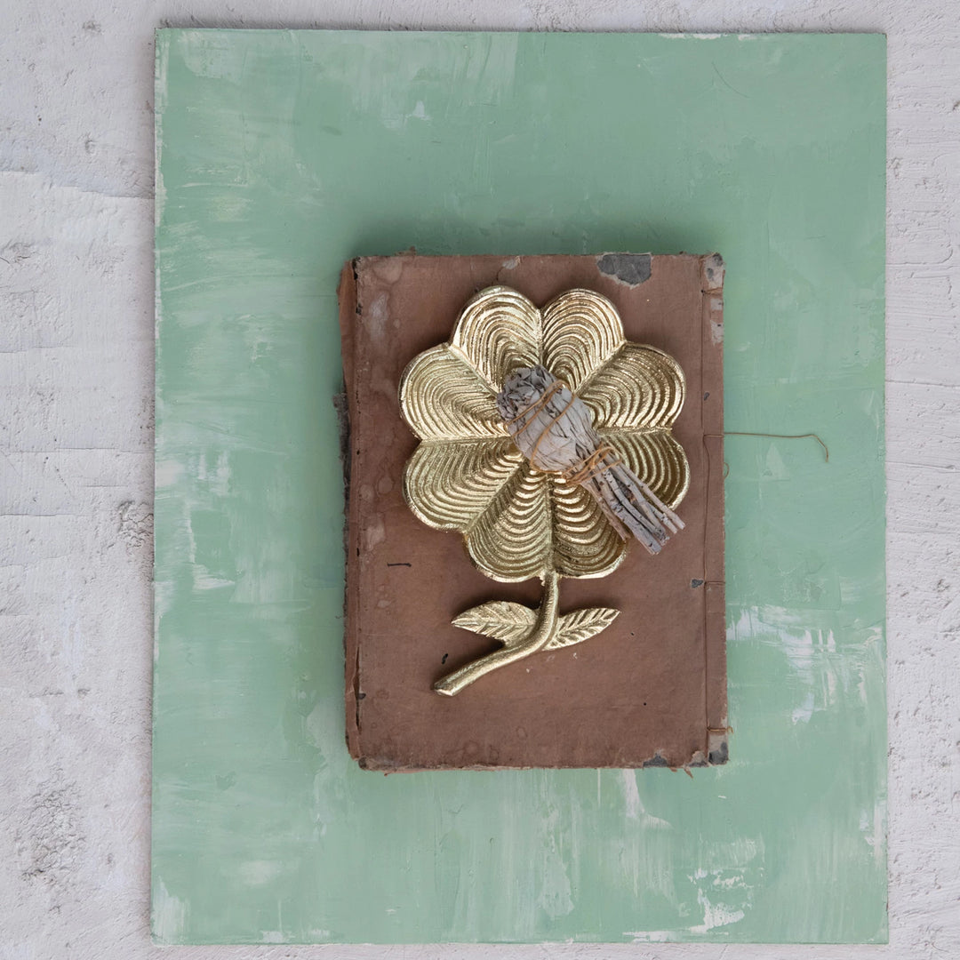 Gold Flower Dish