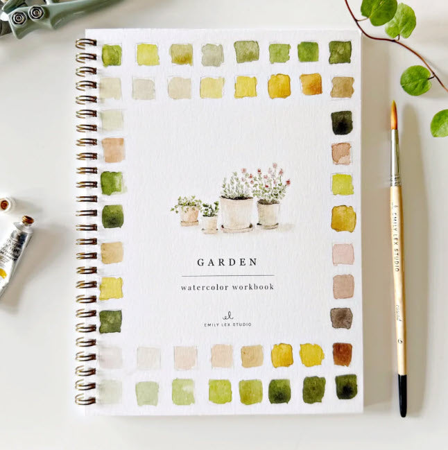 Garden Watercolor Workbook