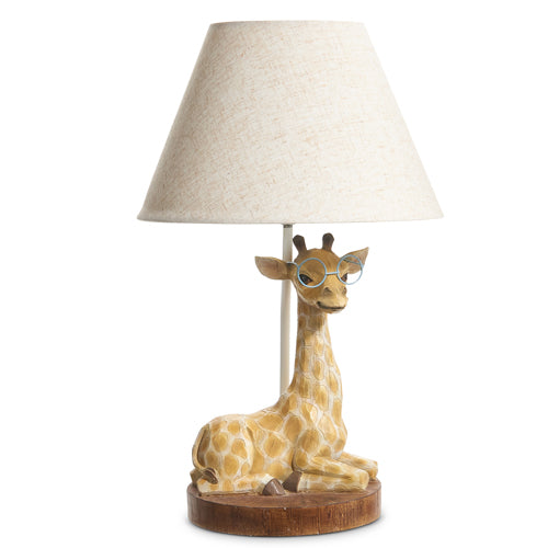 Giraffe with Glasses Lamp
