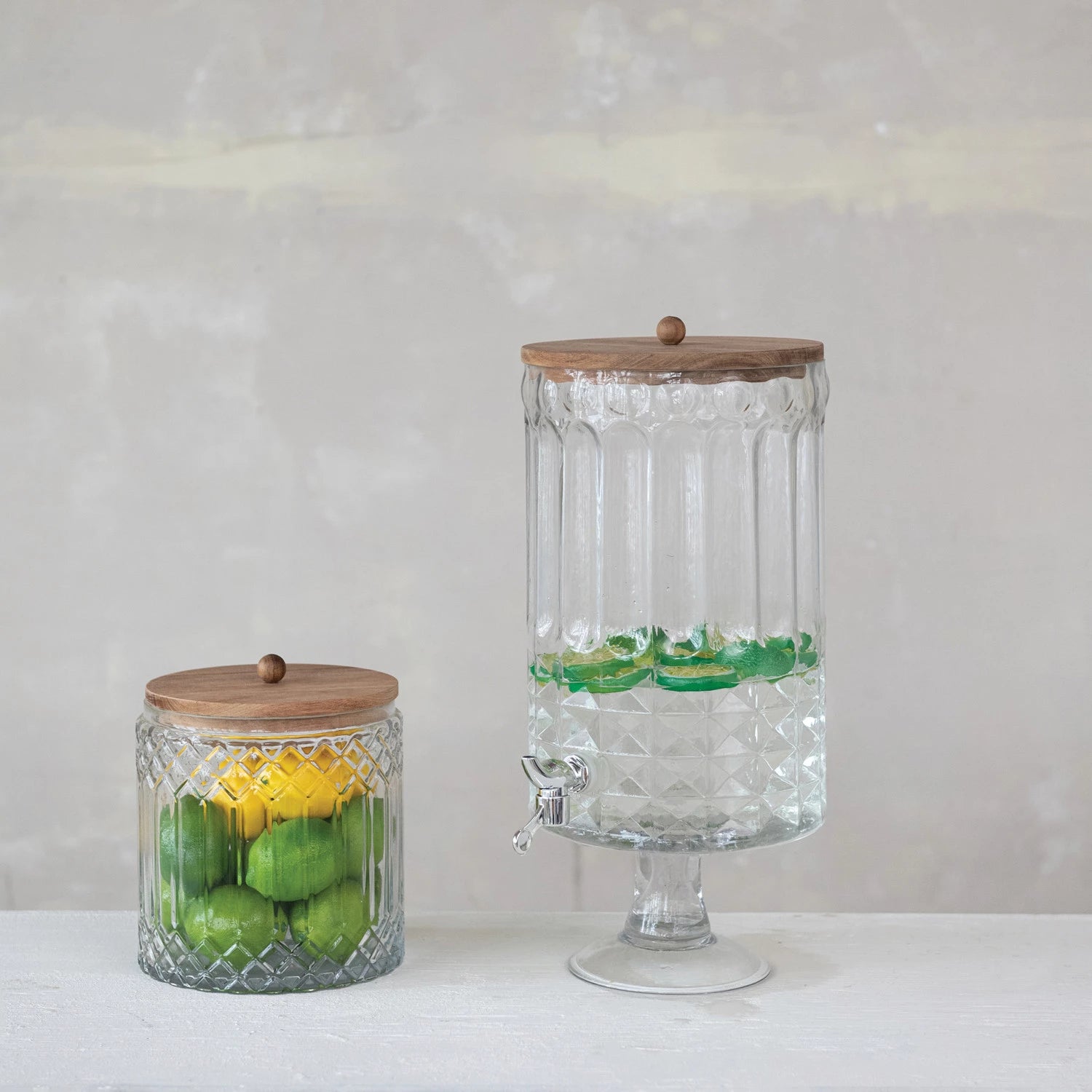Ornate Glass Jar