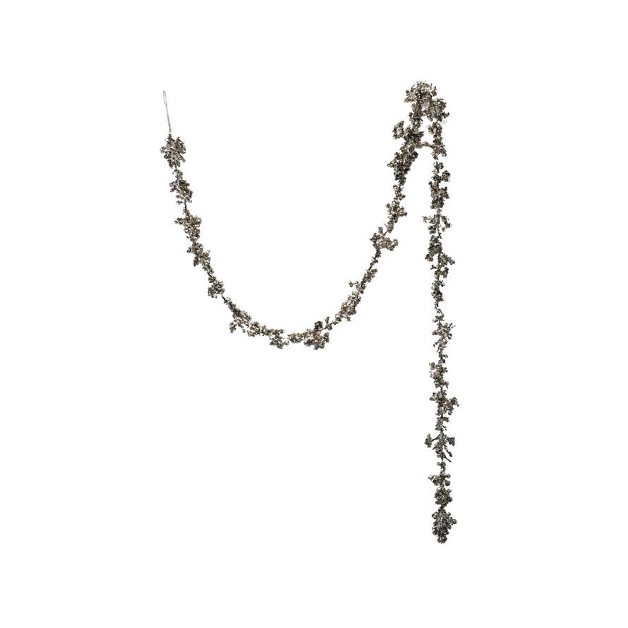 Champagne Glitter Garland 72"