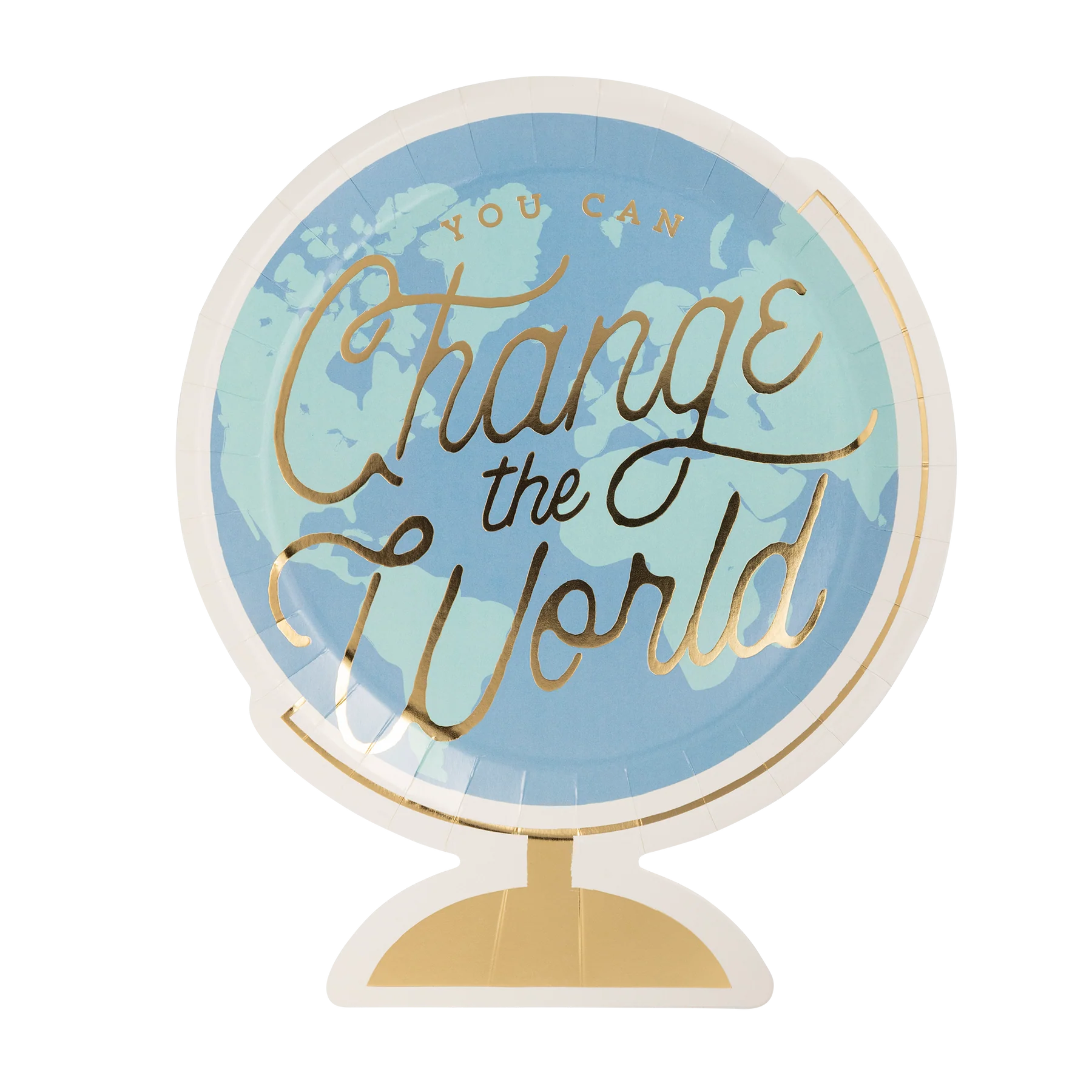 Globe Paper Plate