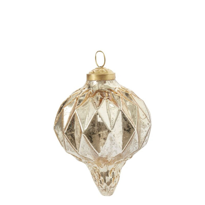 Jaunty Gold Ornament 4in