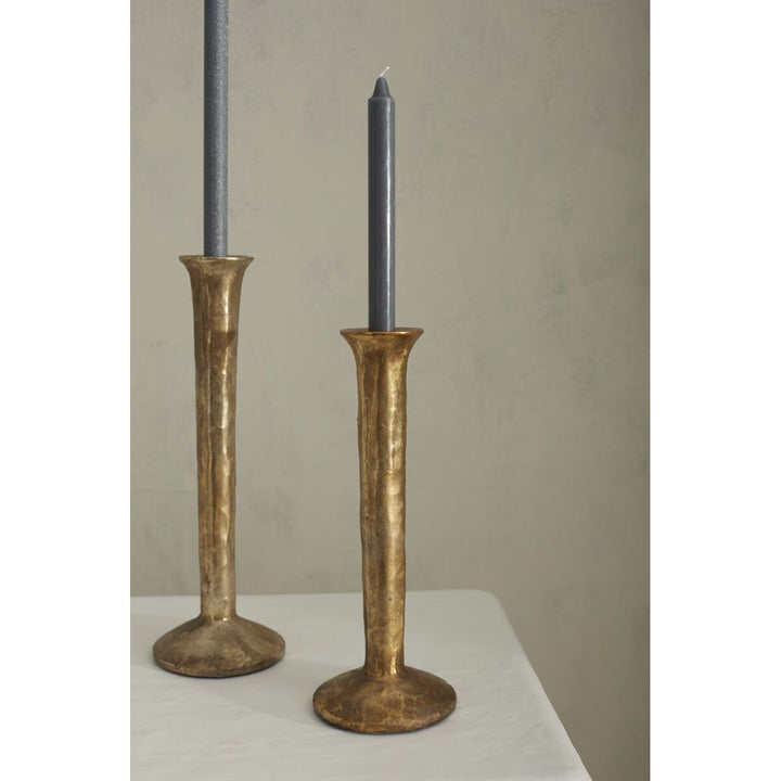 Hammered Gold Candlestick