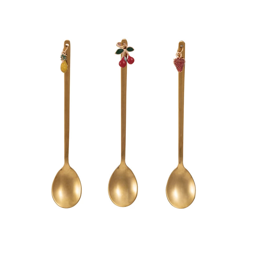 Gold Charm Spoons