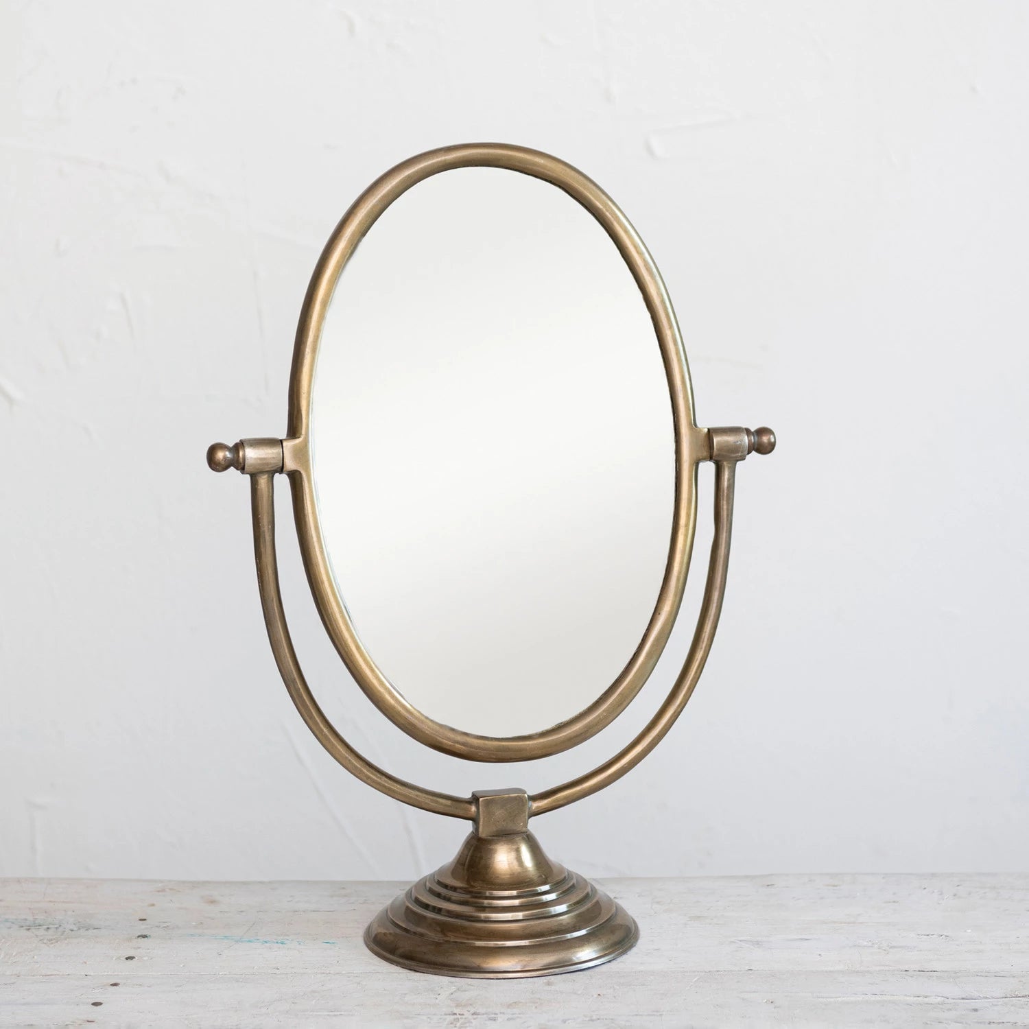 Gold Standing Mirror