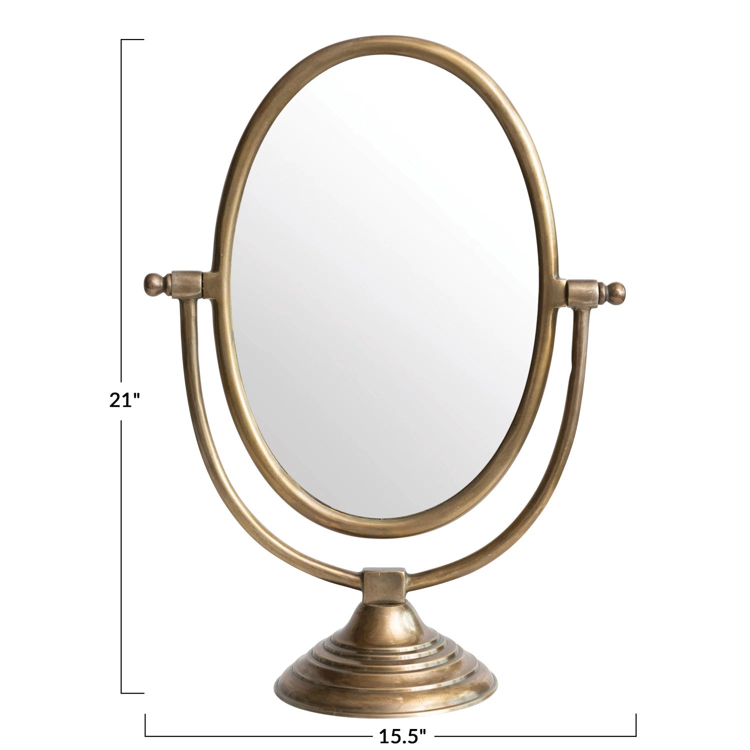 Gold Standing Mirror