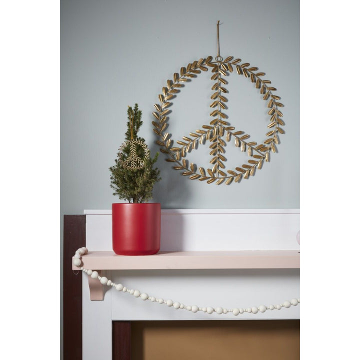 Gold Peace Wreath