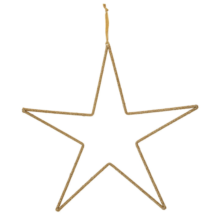 Hanging Gold Star Ornament