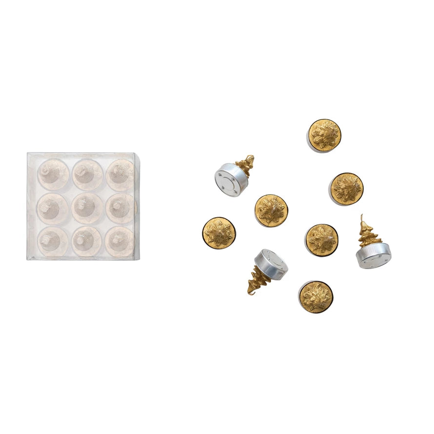 Tree Tealights - Gold