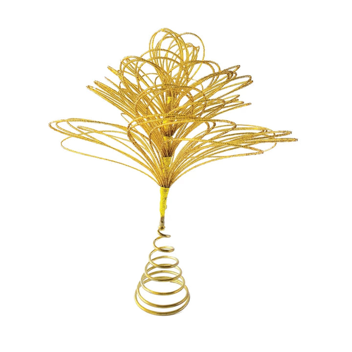 Gold Beaded Tree Topper