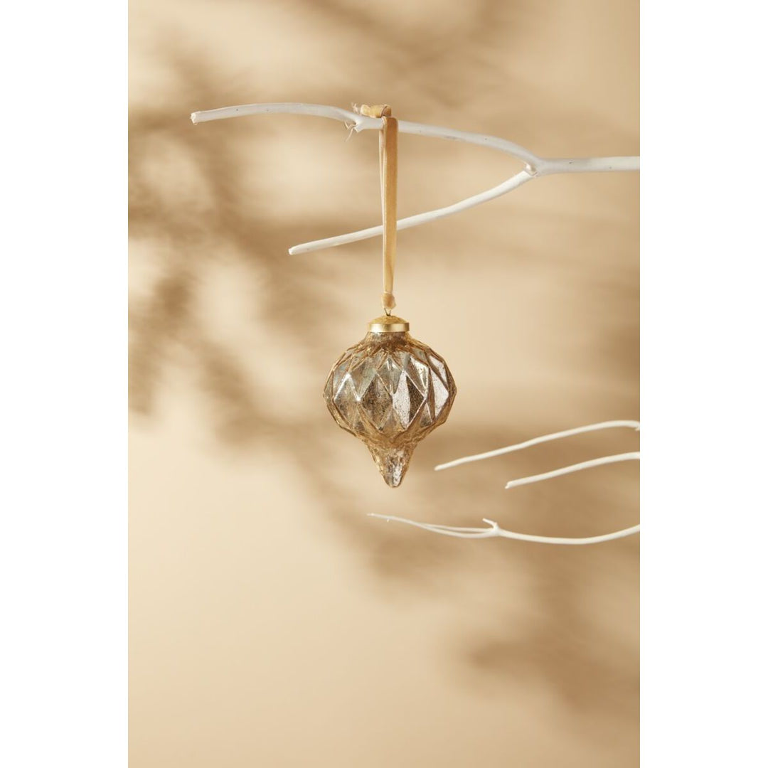 Jaunty Gold Ornament 4in