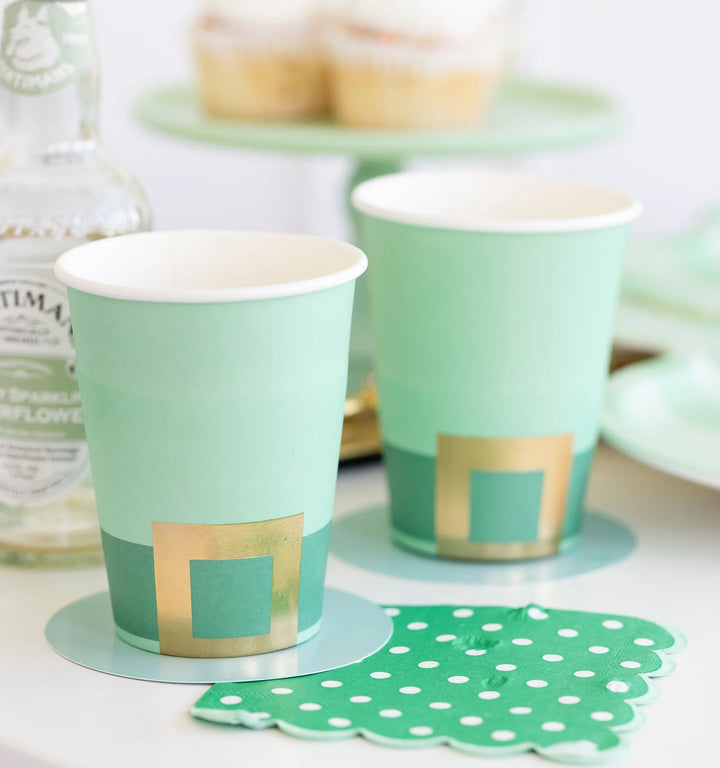 Green Polka Dot Napkins