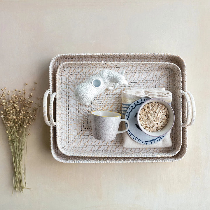 Hand-Woven Bamboo Tray