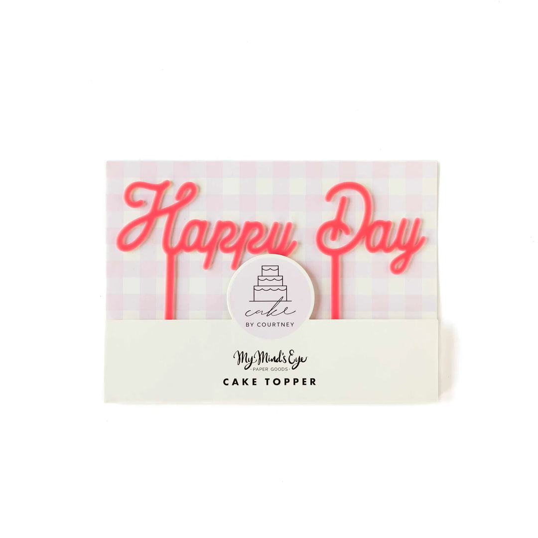 Happy Day Cake Topper