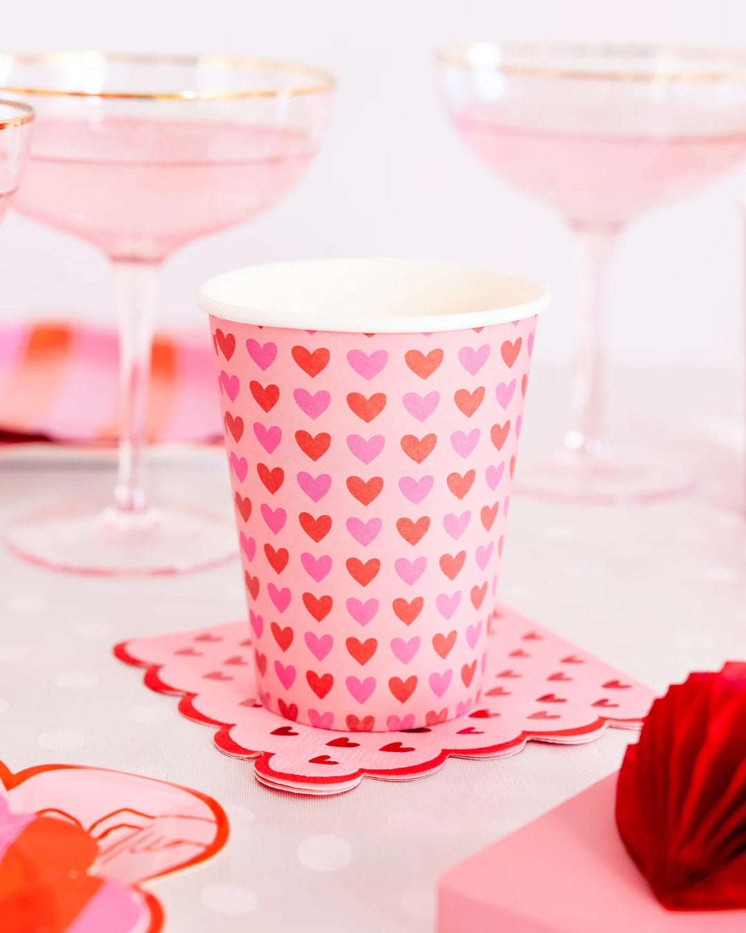 Hearts Party Cups