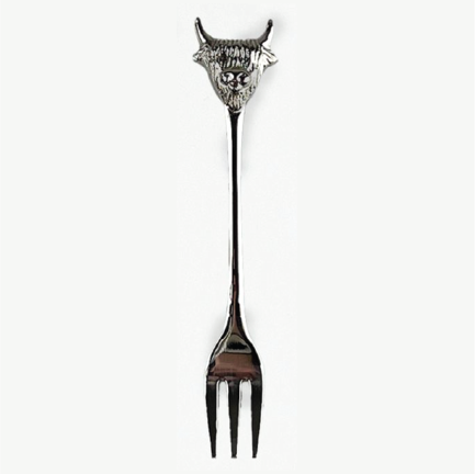 Highland Cow Pastry Fork