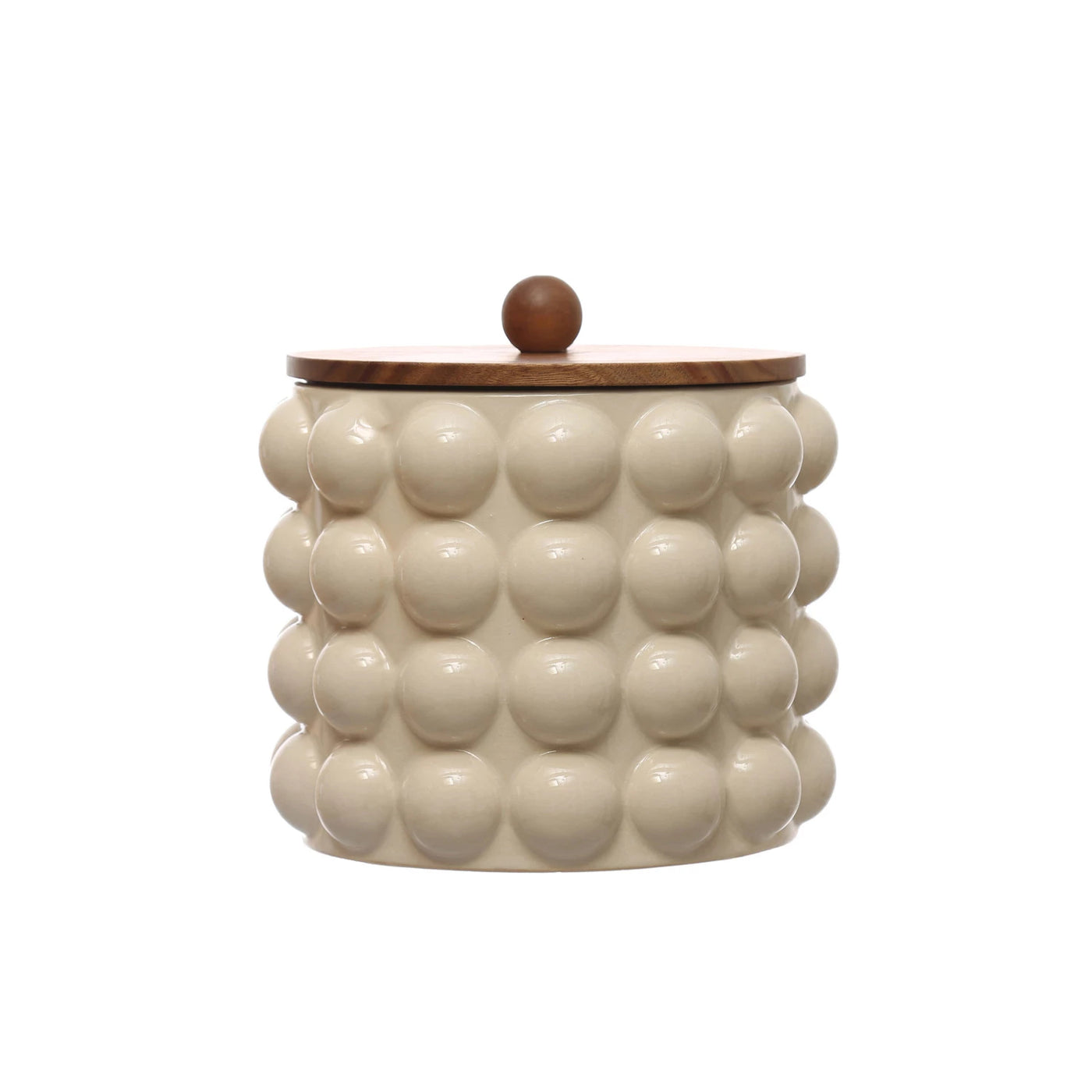 8in Round Hobnail Canister