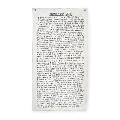 Honey Do List Wall Hanging