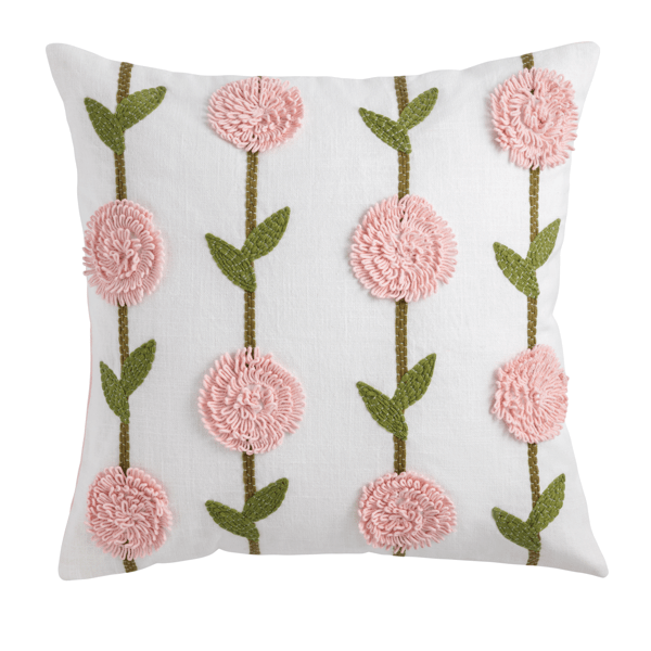 Pink Hydrangea Pillow