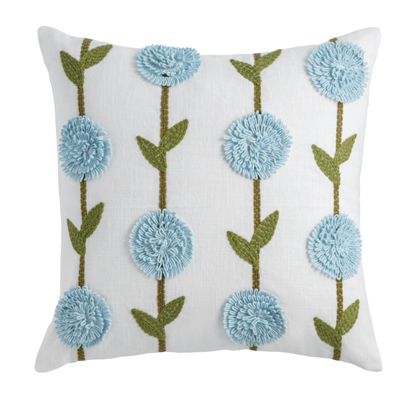 Blue Hydrangea Pillow