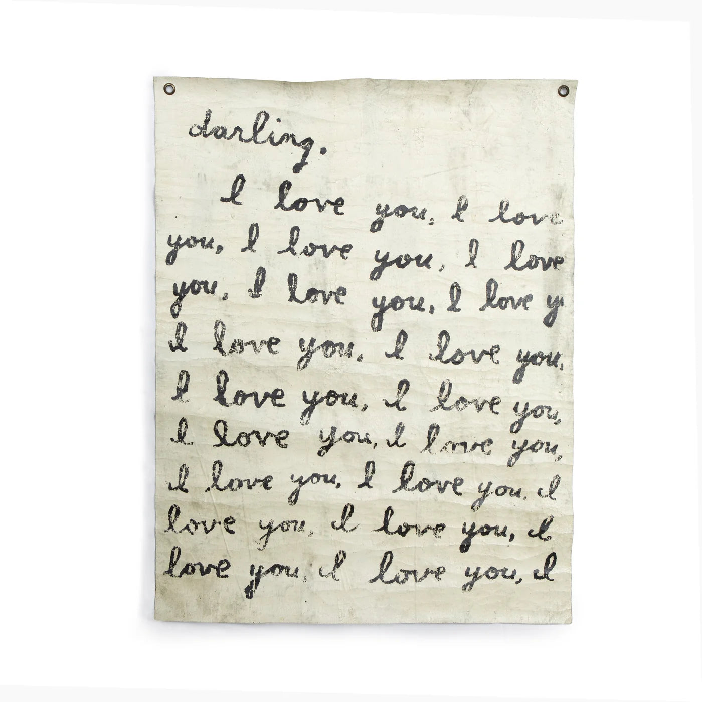 Letter For You Hand Painted Wall Tarp
