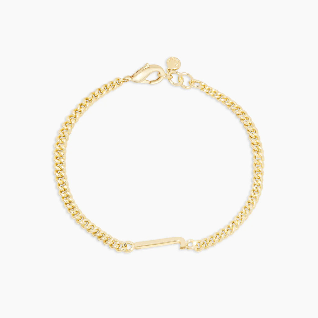 Wilder Alphabet Bracelet Gold - J