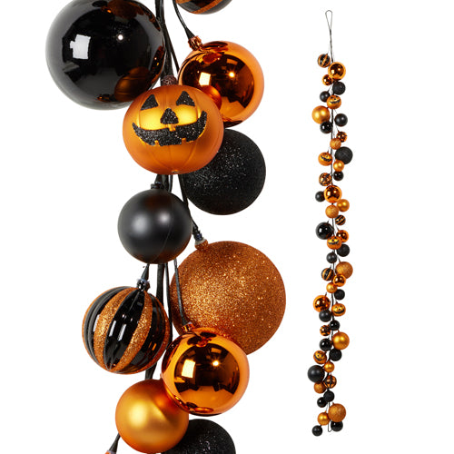 Jack O Lantern Ball Garland