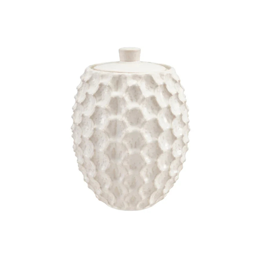 Stoneware Sculptural Jar