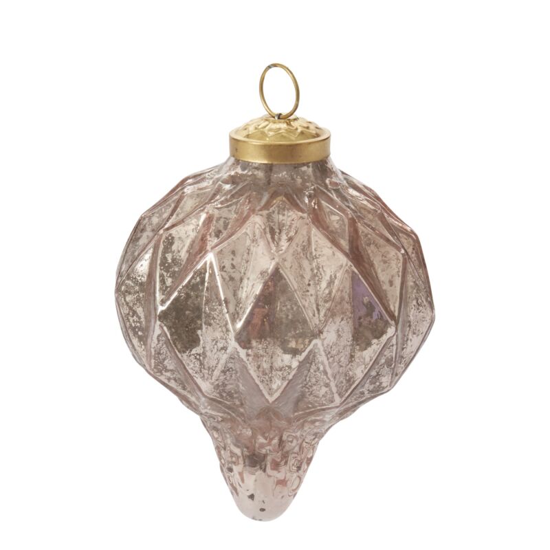 Jaunty Pink Ornament 4in