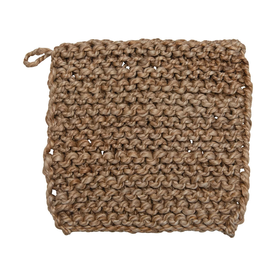Square Jute Pot Holder