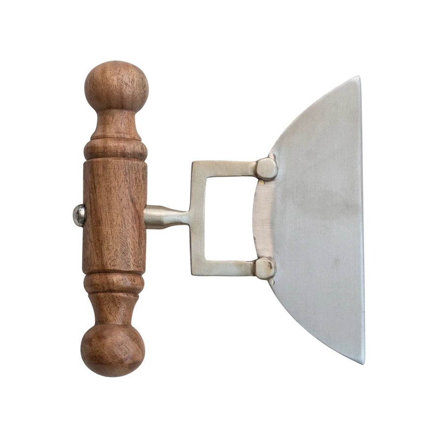 Wood Handle Cheese Knife