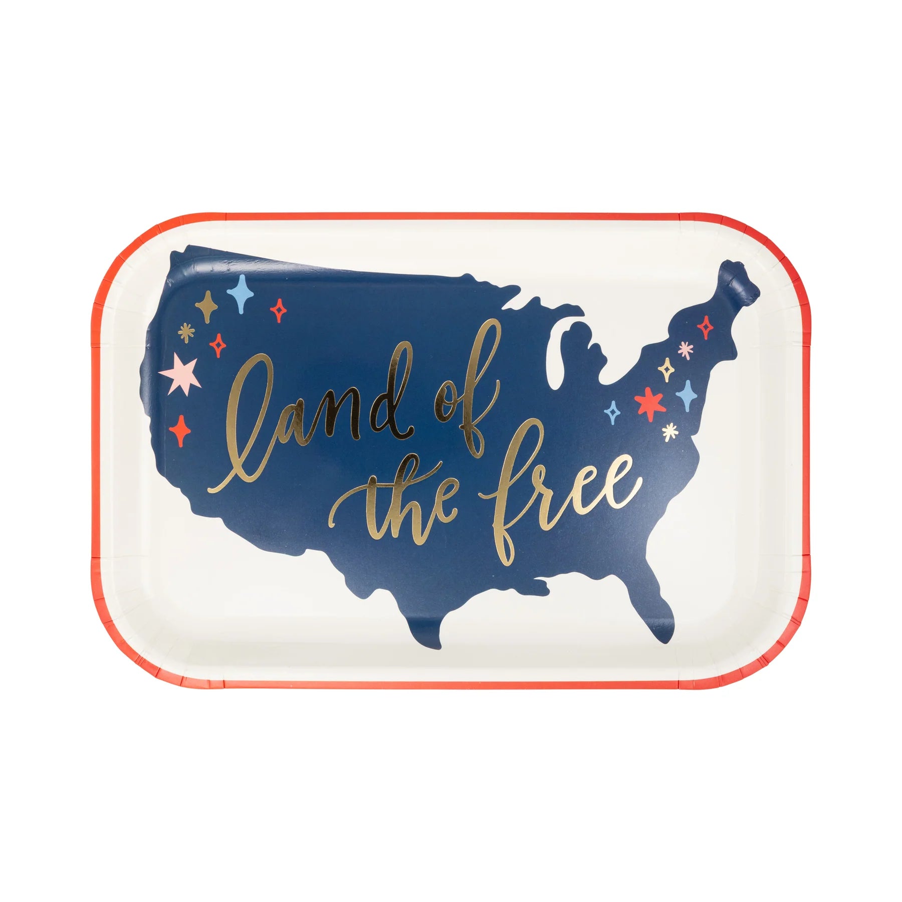 Land of the Free Paper Plates