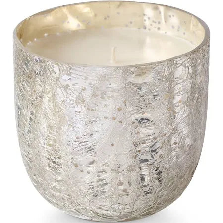 Balsam & Cedar Large Boxed Crackle Glass Candle