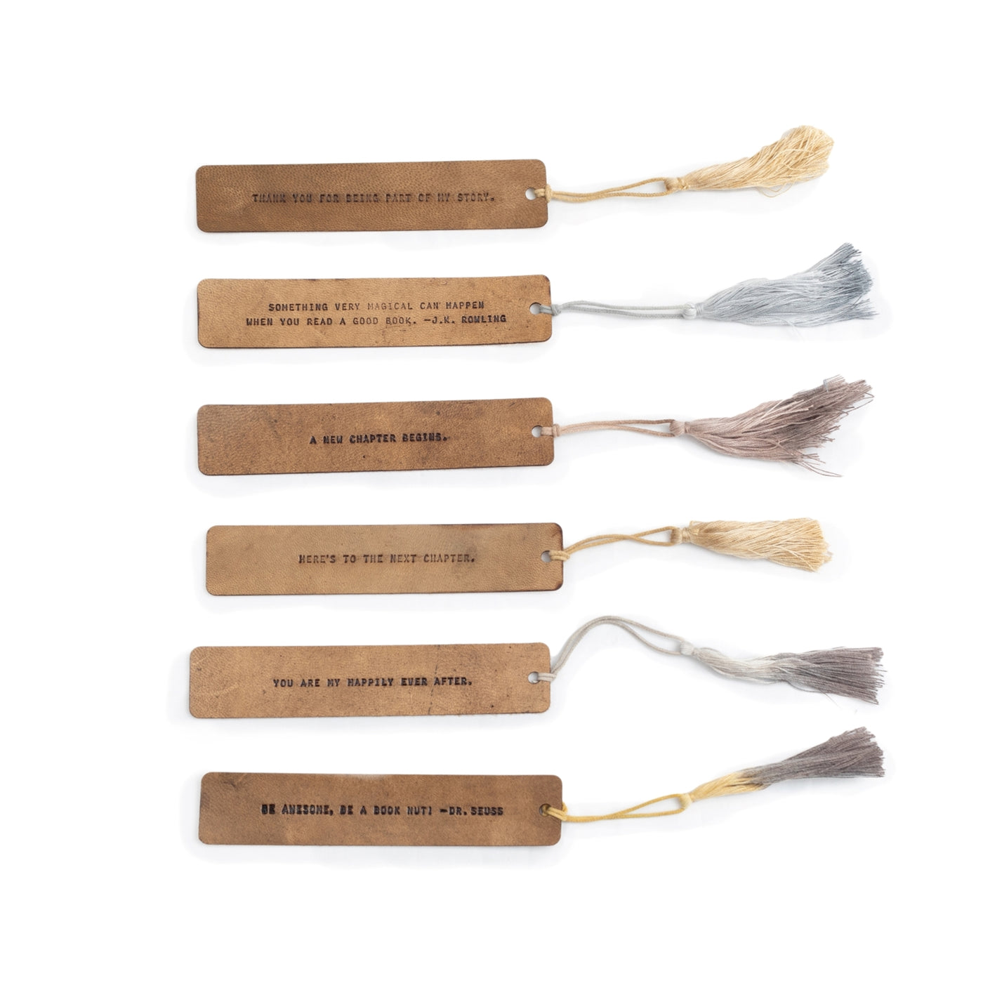 Leather Bookmarks - Assorted
