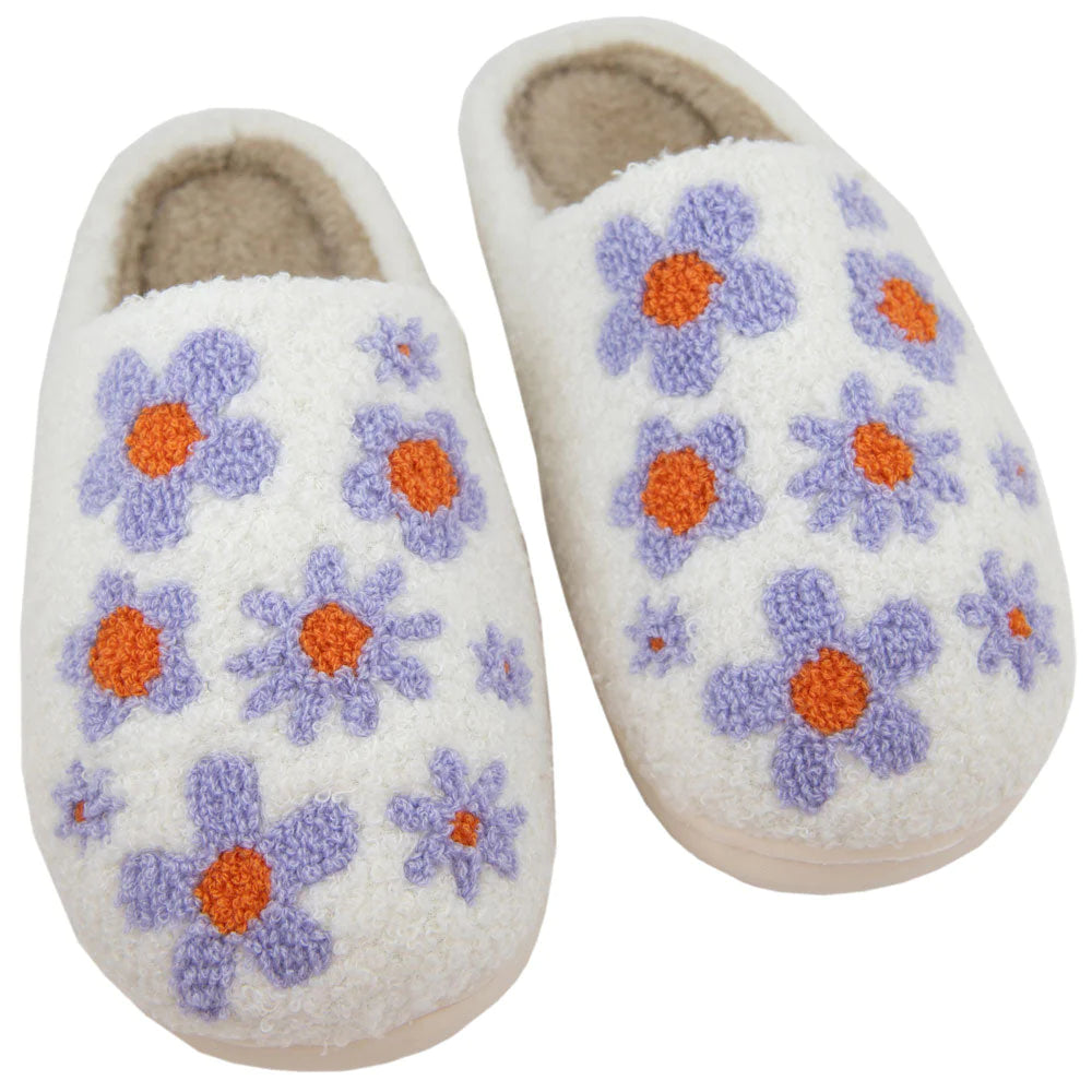 Lilac Daisy Slippers