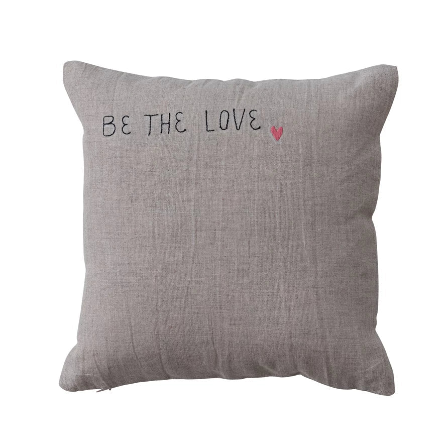 Be The Love Linen Pillow