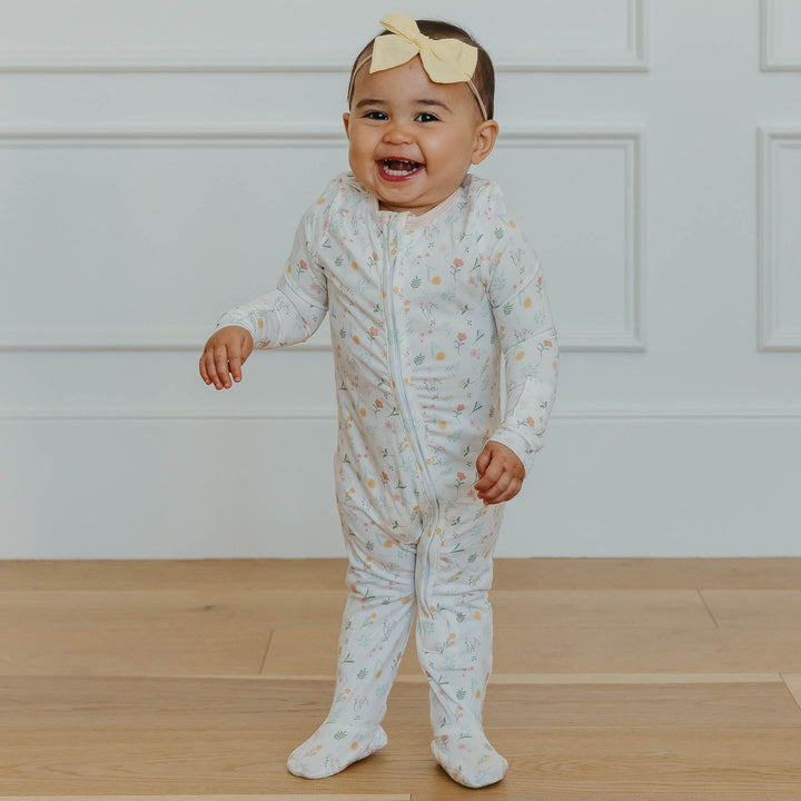 Mabel Zip-up Footie 3-6mo