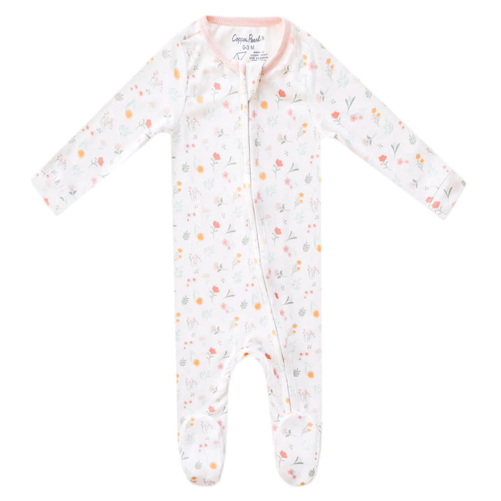 Mabel Zip-up Footie 3-6mo