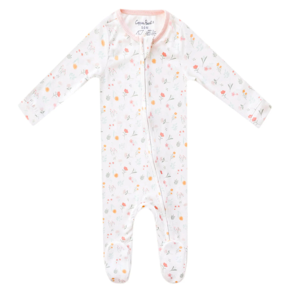 Mabel Zip-up Footie 3-6mo