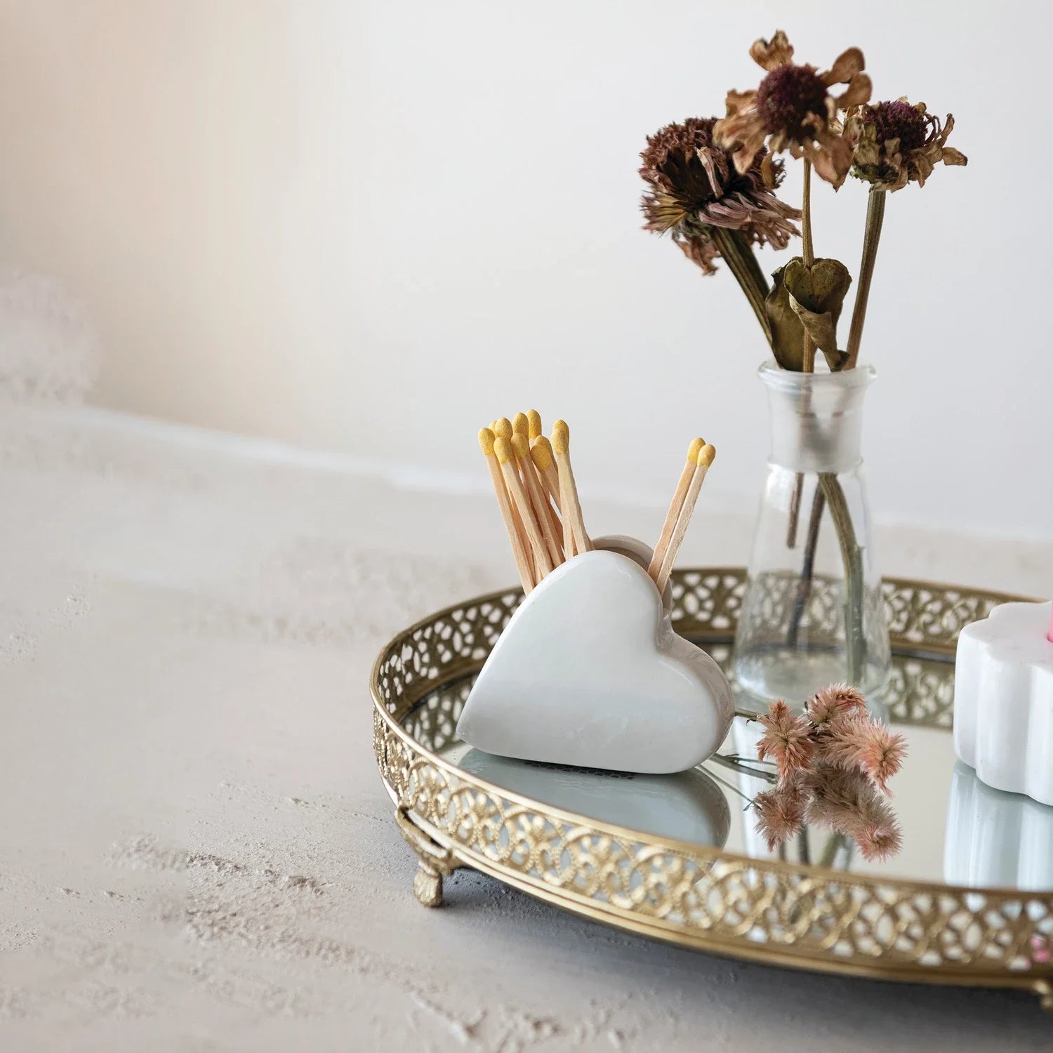 Heart Shaped Match Holder