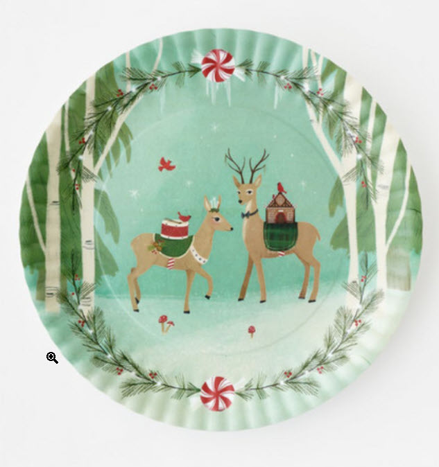 Deer Platter Melamine 16