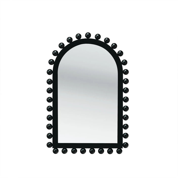 Black Framed Hobnob Arched Mirror